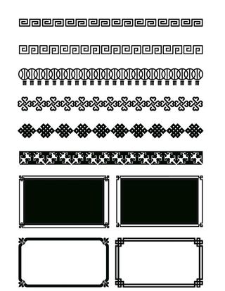 中式国潮边框传统花纹图片