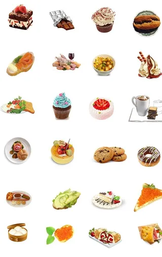 饼干甜品素材图片