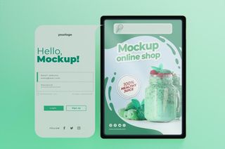 平板电脑样机模板图片