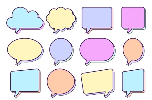 矢量对话框图片