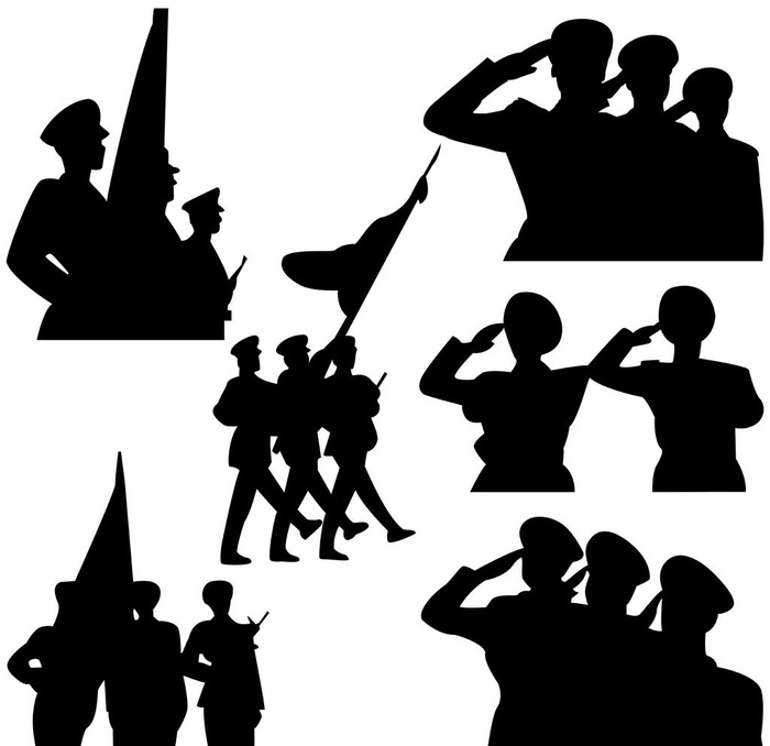 热血,敬礼,剪影,,设计,广告设计,广告