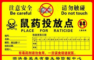 鼠药投放点图片