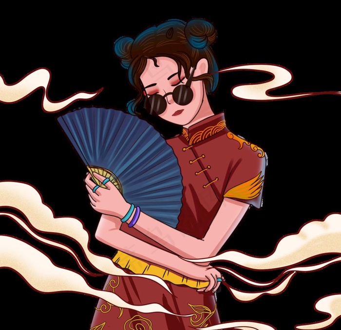 国潮图片psd模版下载