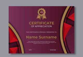 高档证书模板图片