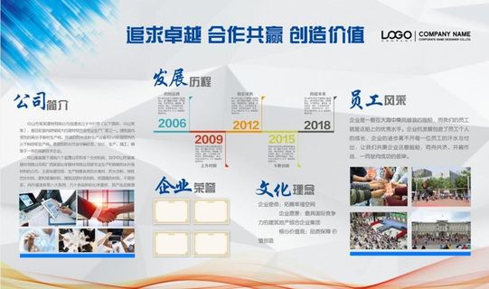 企业背景墙图片