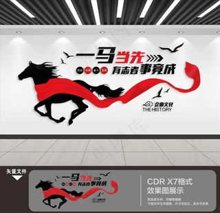 企业励志标语 文化墙图片