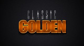 金属质感立体字样机图片