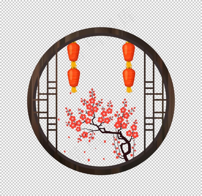 古典窗格图片