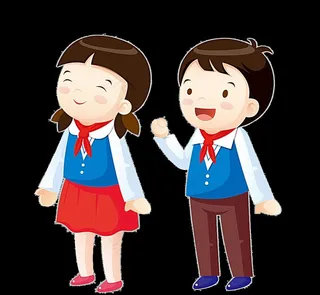红领巾小孩图片