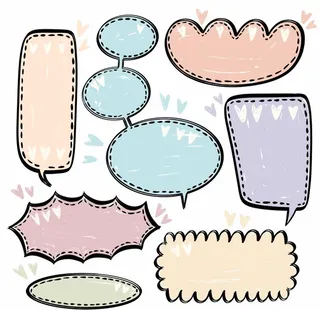 卡通对话框图片