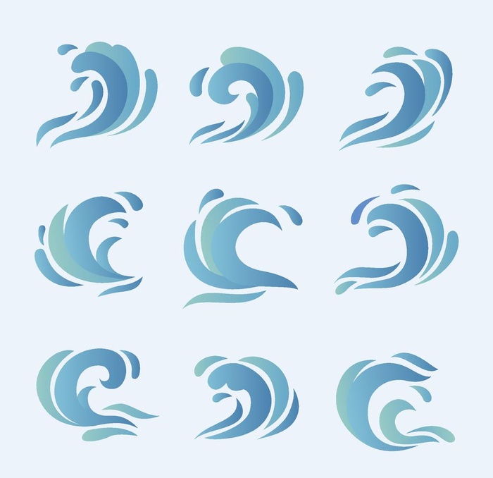 浪花图片