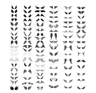 翅膀矢量素材图片