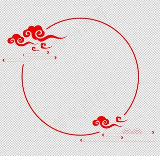 中国风圈圈圆圈边框图片