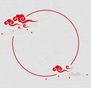 中国风圈圈圆圈边框图片