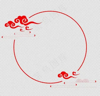 中国风圈圈圆圈边框图片