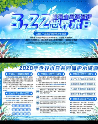 世界水日图片