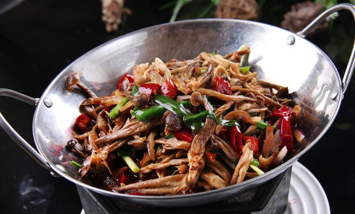干锅鹿茸菇图片