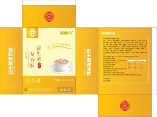 益生菌复合肽包装盒图片