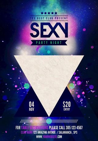 蒸汽波风格海报图片