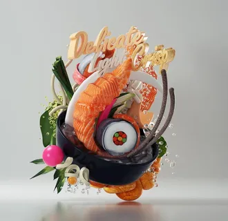 C4D元素背景图片 C4D元素背景图片