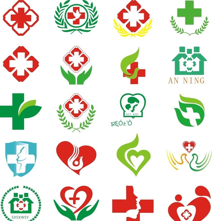 医院logo图片cdr矢量模版下载