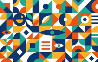 几何平面素材图片