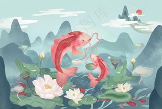 中国风插画图片
