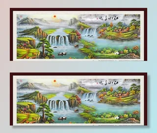 油画风景 山水油画图片