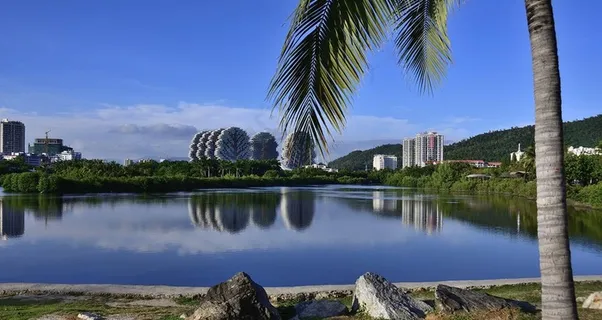 三亚城市风景摄影图片