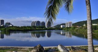 三亚城市风景摄影图片