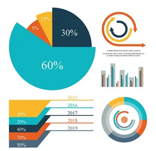 数据图表元素图片