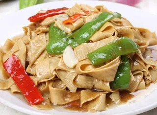 尖椒干豆腐图片