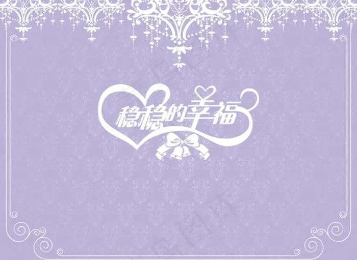 婚礼背景 LOGO图片cdr矢量模版下载