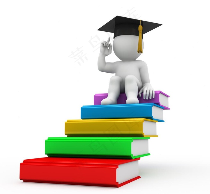 3D毕业生图片