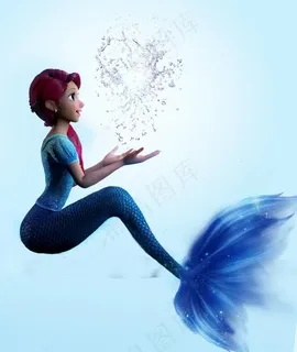 卡通美人鱼图片 卡通美人鱼图片