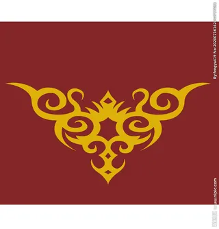 中式花边图案图片