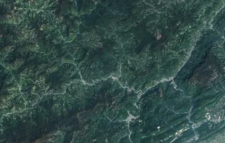 汶川2018卫星地图图片