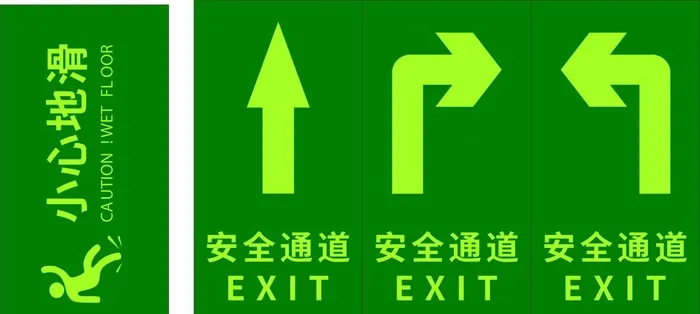 安全通道图片cdr矢量模版下载