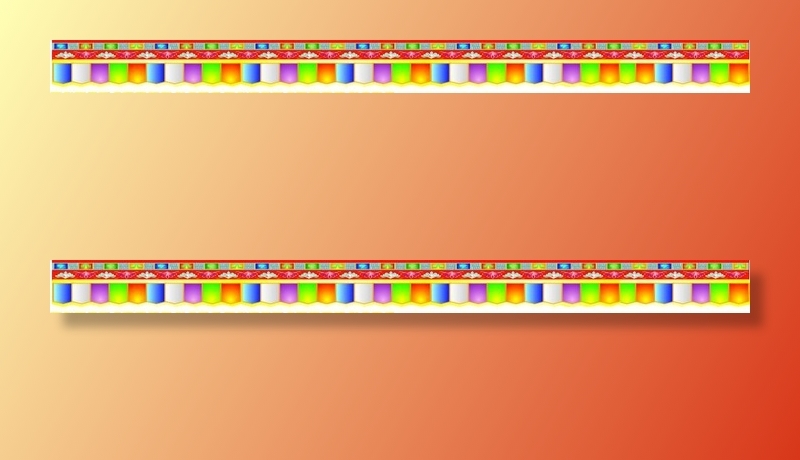藏花纹图片(1053x112)psd模版下载