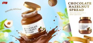 巧克力酱海报图片