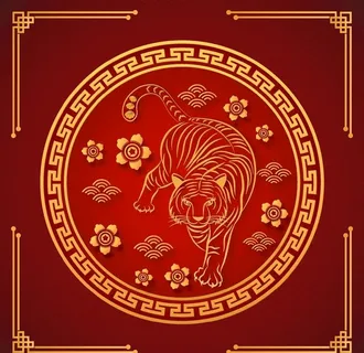 2022新年素材 十二生肖 虎图片