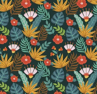 手绘植物花卉图片