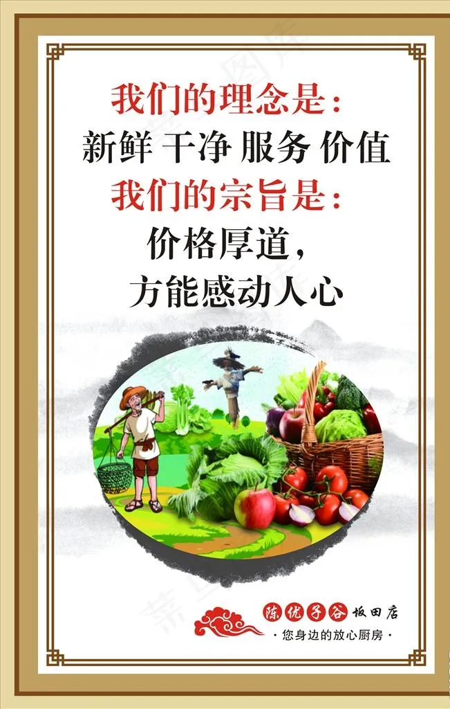 饮食文化图片cdr矢量模版下载