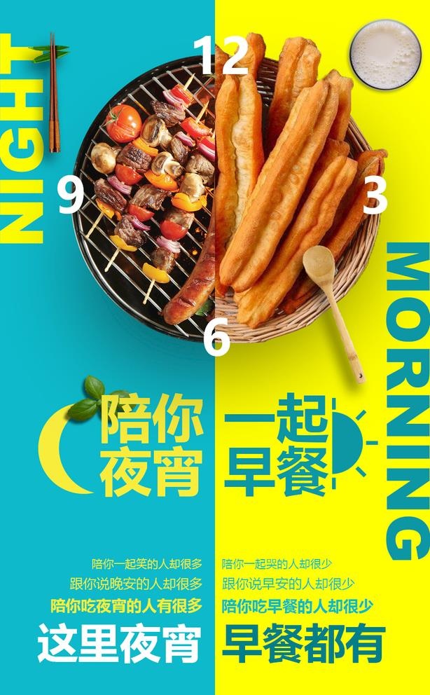 手机早餐报素材图片(900x1500)psd模版下载