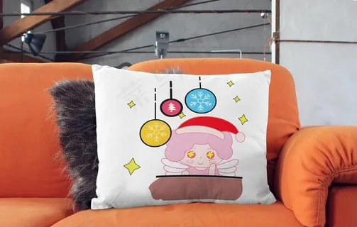 抱枕展示样机 抱枕样机 方形抱图片