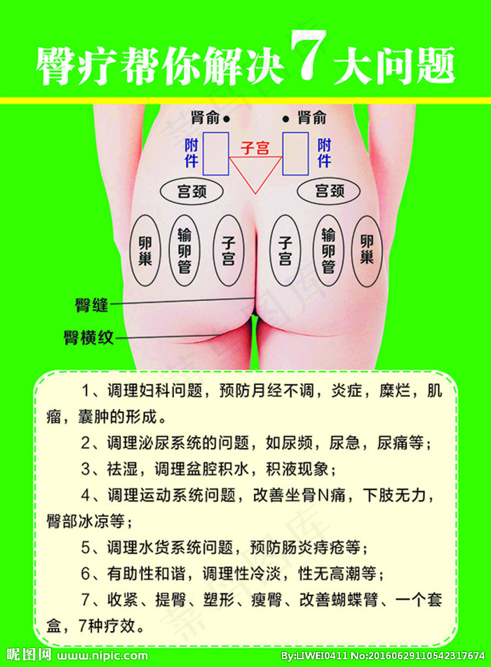 臀疗展板图片psd模版下载