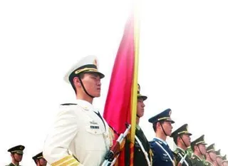 三军仪仗队图片