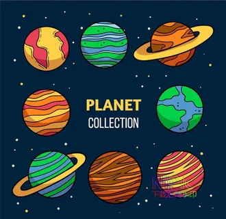 卡通星球行星图片