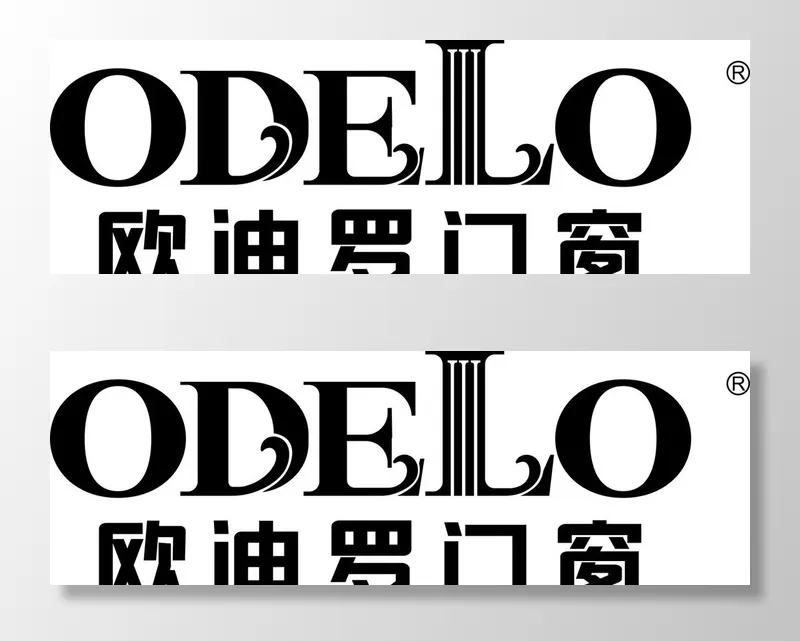 欧迪罗门窗图片cdr矢量模版下载
