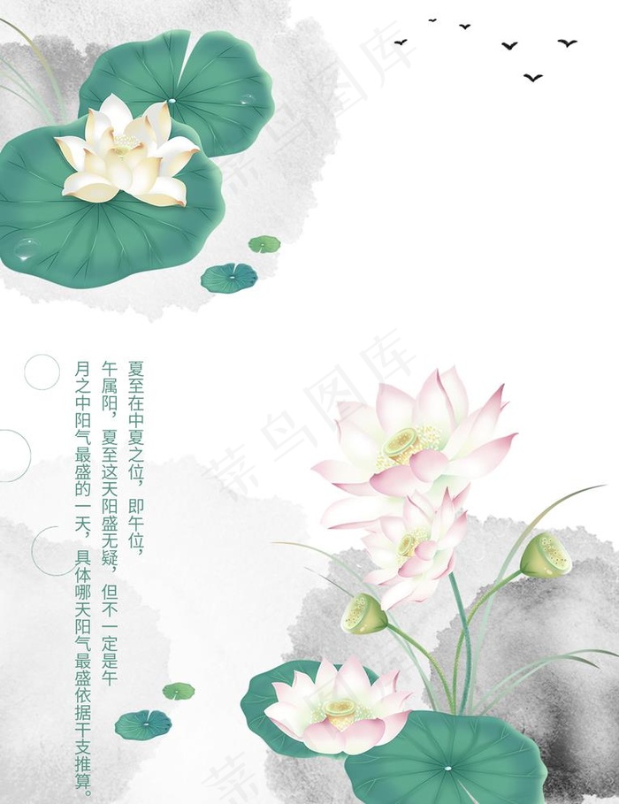荷花素材图片(1500x2011)psd模版下载